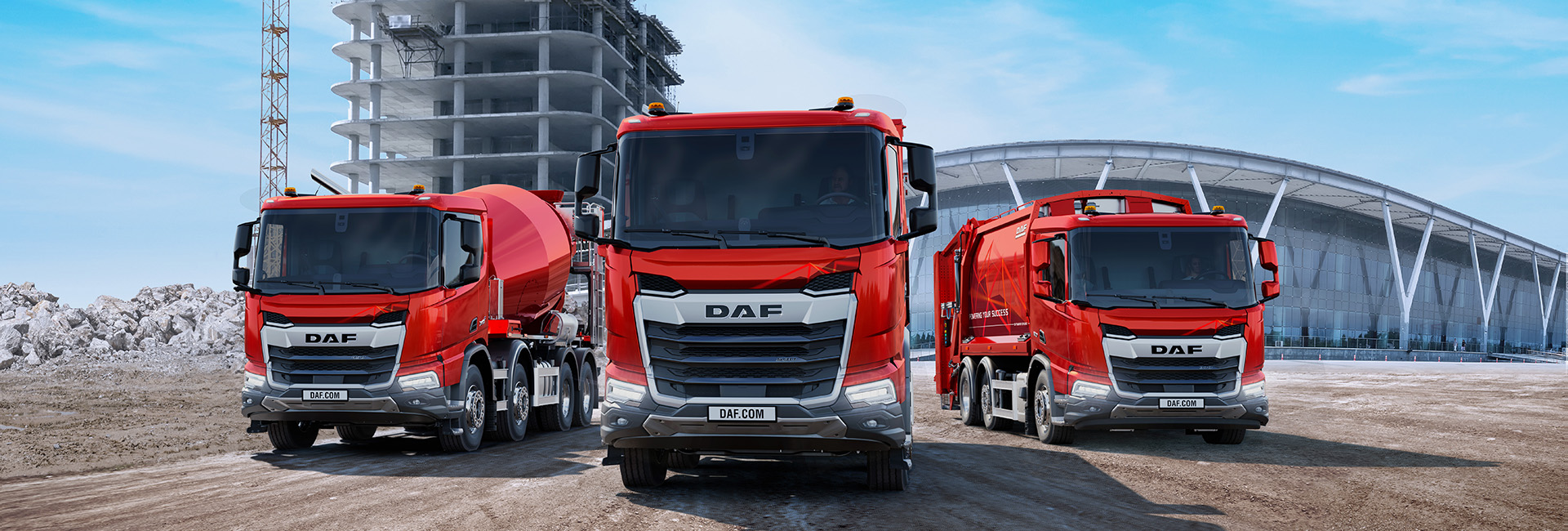 DAF XD range vocational trucks