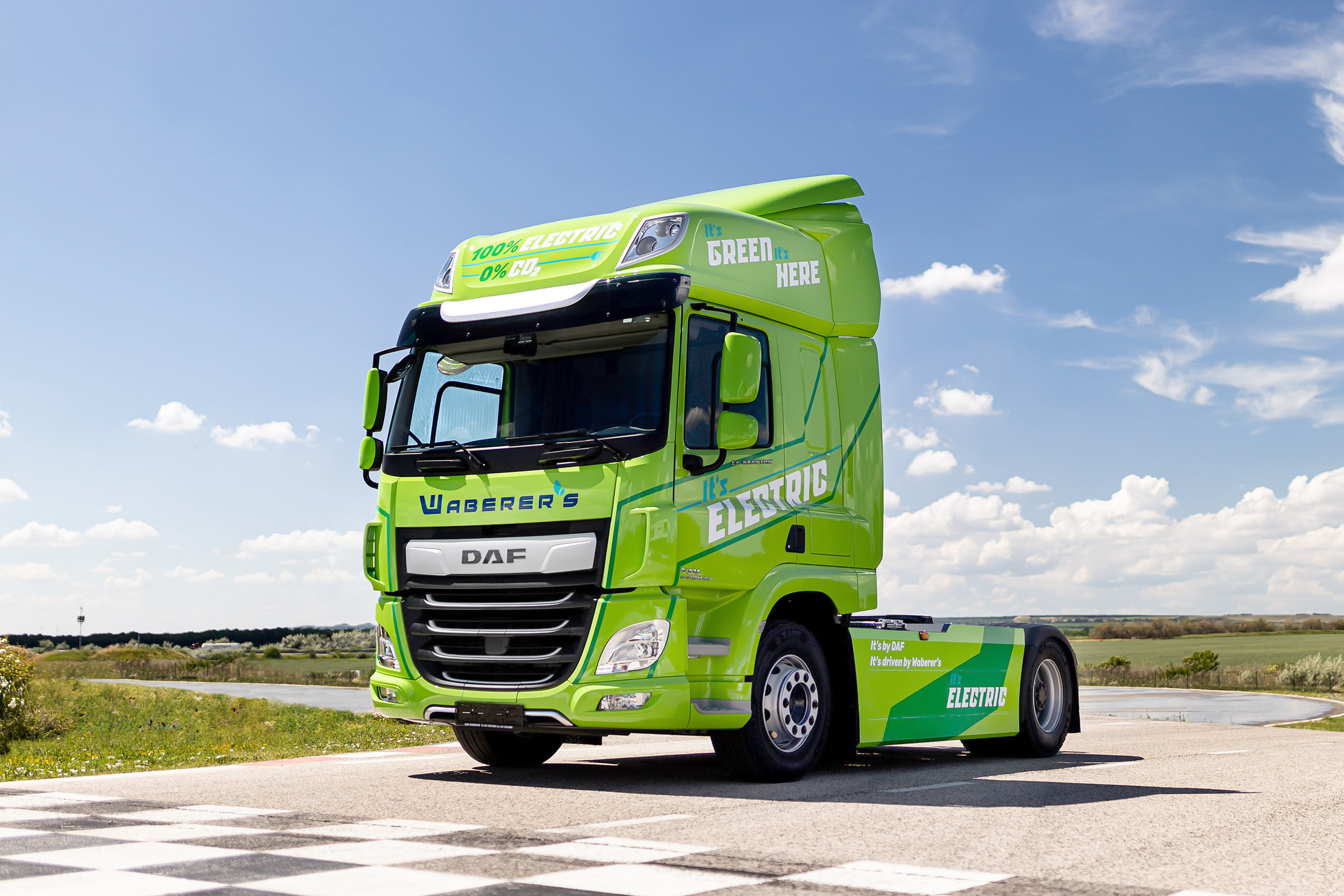 Waberer's goes zero emission with DAF CF Electric