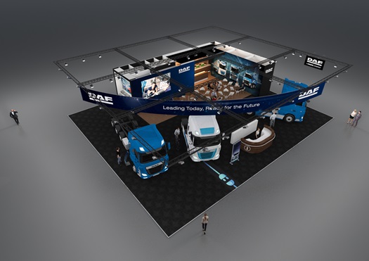 DAF Trucks at Solutrans Exhibition in Lyon