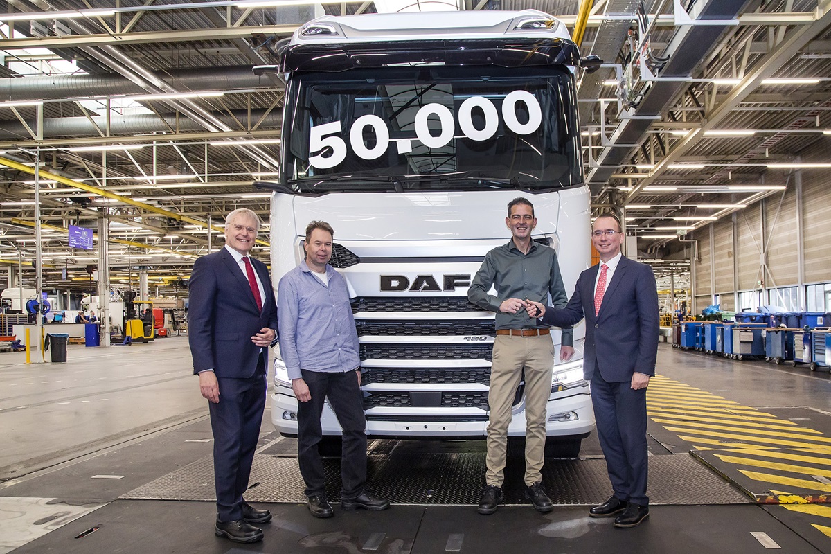 DAF reaches milestone of 50000 New Generation trucks 01